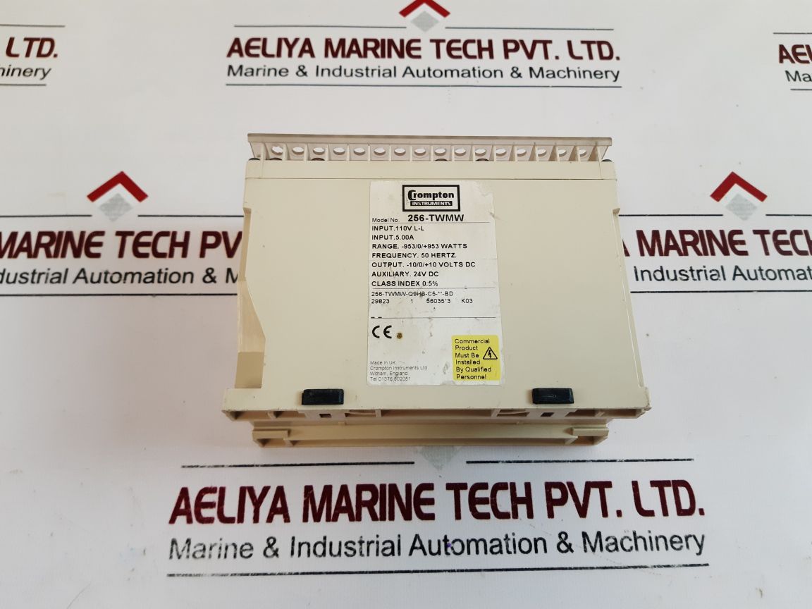 Crompton 256-twmw Unbalanced Load Watt Transducer -953/0/+953 Watts