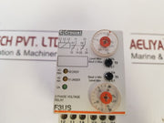 Crouzet 84 873 201 3 Phase Voltage Relay 8A/250V~1/3 Hp 240 Vac