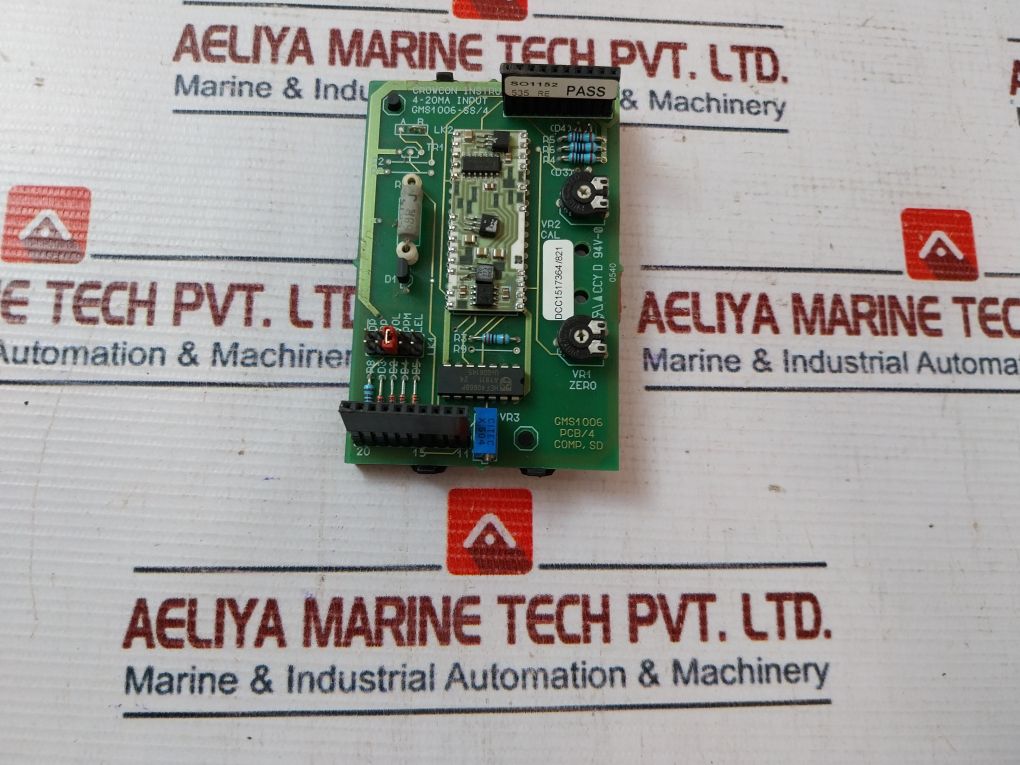 Crowcon Instruments Gms1006-ss/4 Input Printed Circuit Board 4-20Ma