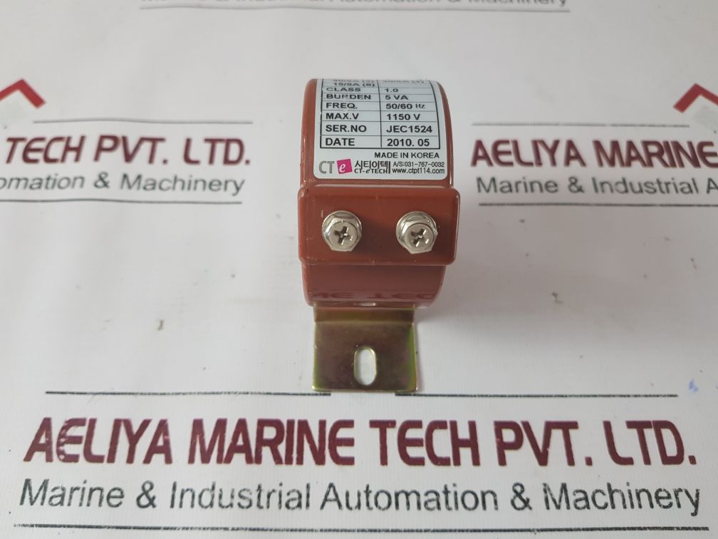 Ct-etech Crv-1 Current Transformer 120/5A(1),60/5A(2),40/5A(3),30/5A(4),15/5A(8)