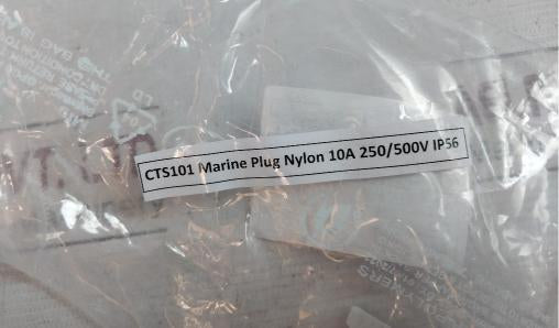Cts101 Marine Nylon Plug Ip56 10A 250V/500V