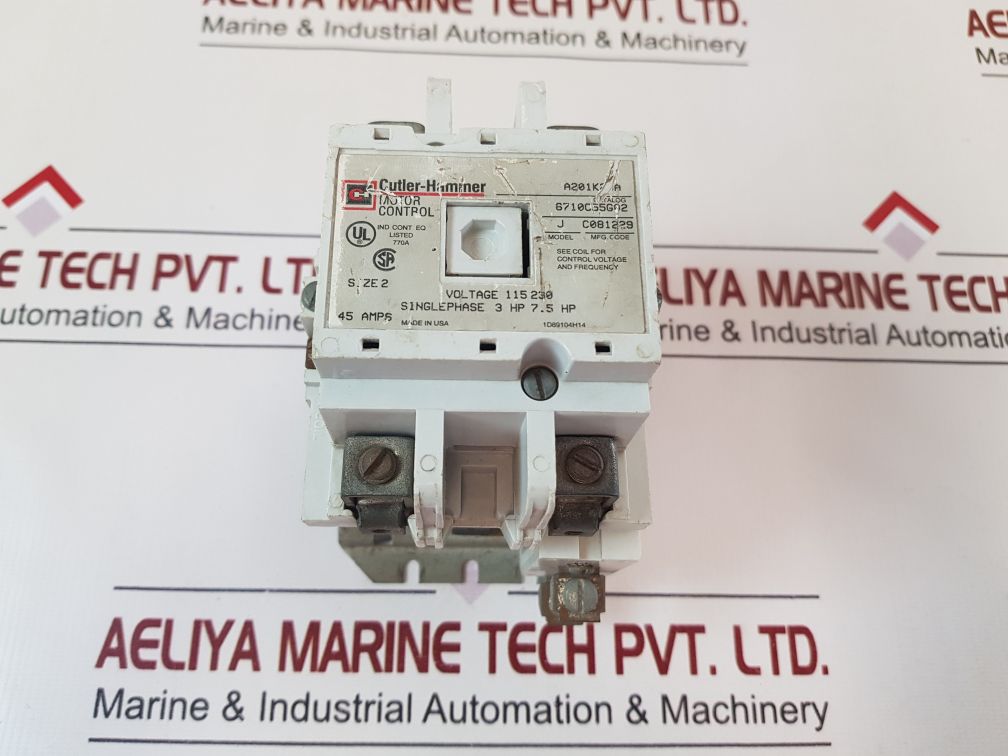 Cutler-hammer 6710C55G02 Motor Control Contactor (Used)