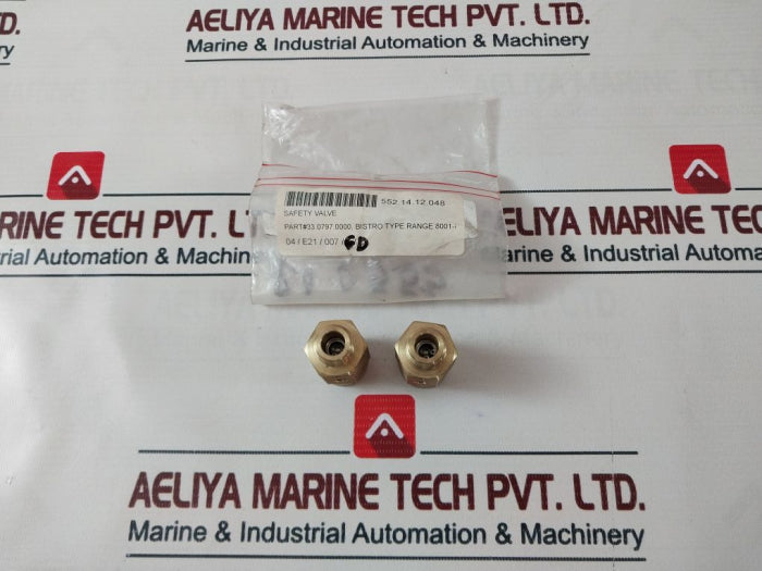 Lot Of 2X Cuzn39Pb3F44 Safety Valve Nut 33.0797.0000