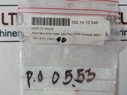 Lot of 2X CUZN39PB3F44 Safety Valve Nut 33.0797.0000