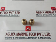 Lot of 2X CUZN39PB3F44 Safety Valve Nut 33.0797.0000