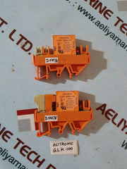 Lot of 4X Weidmuller 110022 RS30 Relay Module 24V
