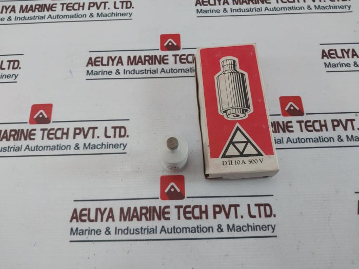 Lot Of 5X D Ii 10A 500V Bottle Fuse