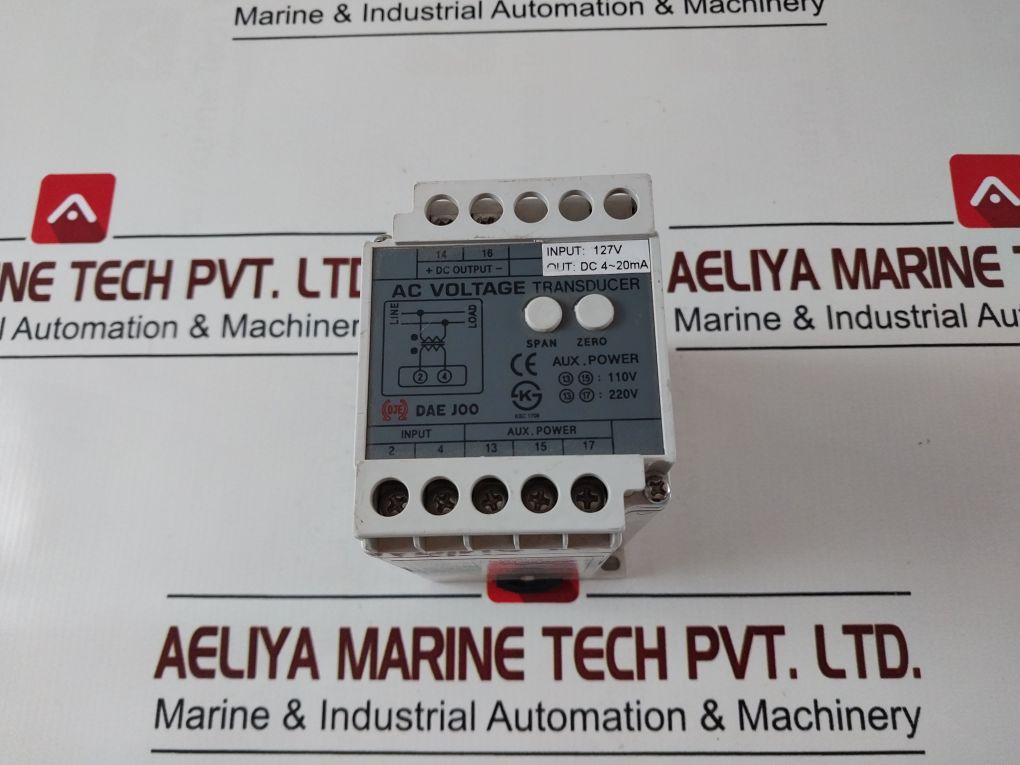 Daejoo Dt-1V-s1Aa Ac Voltage Transducer Ac 0~127V (60Hz)