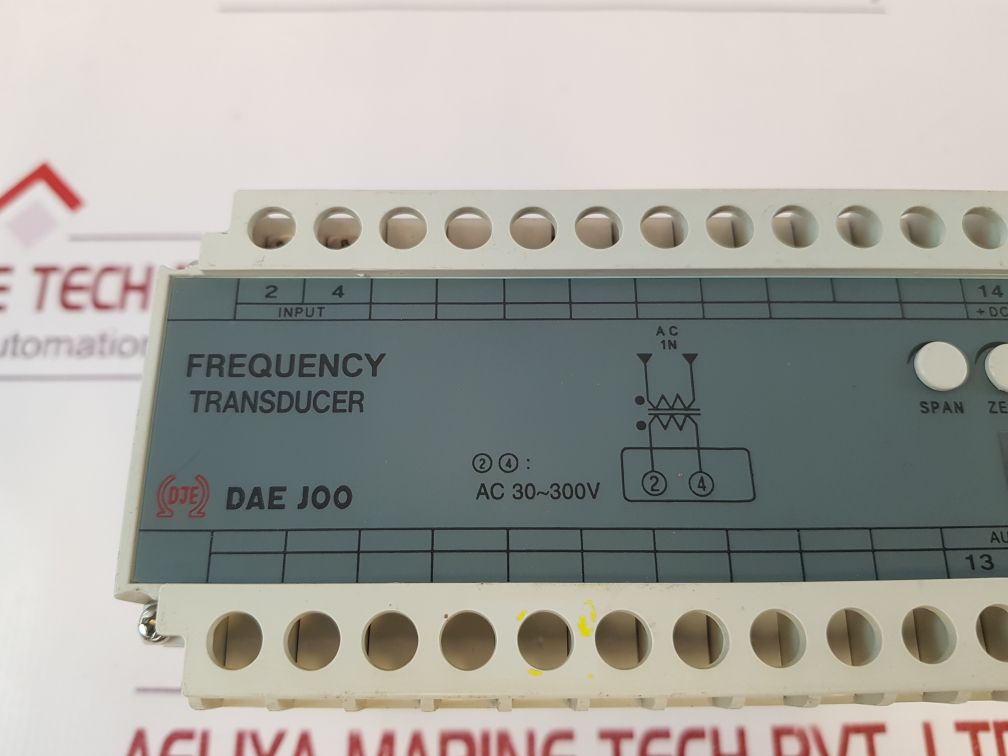 Daejoo Td System Dt-f-a1D Frequency Transducer Ac 30~300V