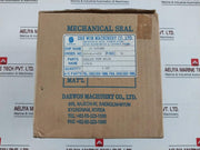 Daewon Machinery 54 Mechanical Seal Set Sup-06-p-058