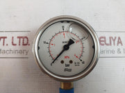 Daho En 837-1 Pressure Gauge 0-4 Mpa 0-40 Bar Cl. 1.6