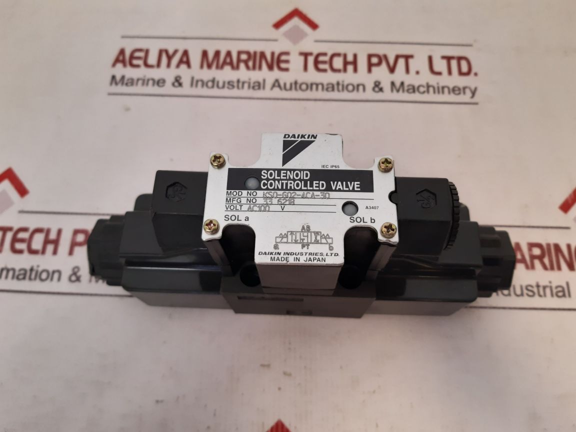 Daikin Ks0-g02-4Ca-30 Solenoid Controlled Valve