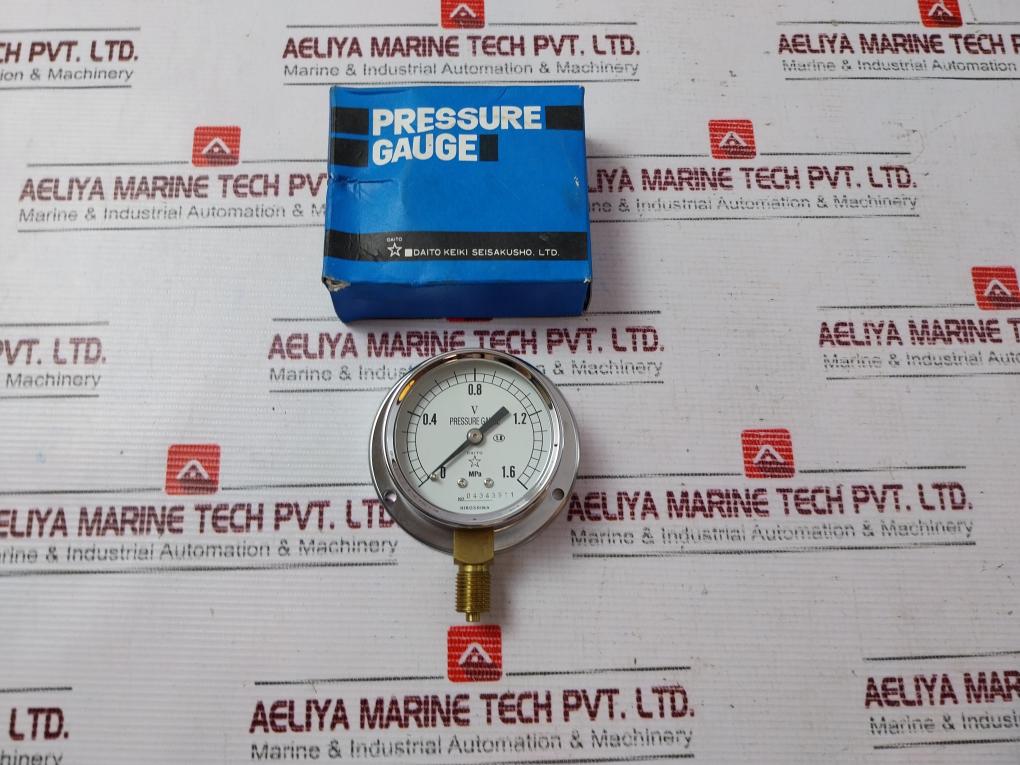 Daito Keiki Bt Pressure Gauge 0-1.6 Mpa