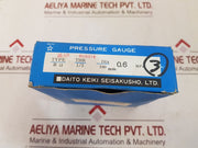 Daito Keiki Sus316 Pressure Gauge