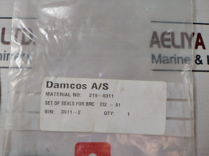 Damcos Set Of Seals For Brc 032-a1 219-0311