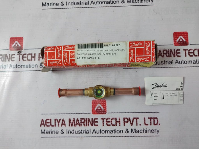 Danfoss 014-0036 Sight Glass 80°C