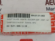 Danfoss 014-0181 Sight Glass Sgn 6S