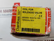 Danfoss 018F6193 Solenoid Valve Coil 220/230V