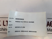 Danfoss 11.0 60Â°B Oil Nozzle