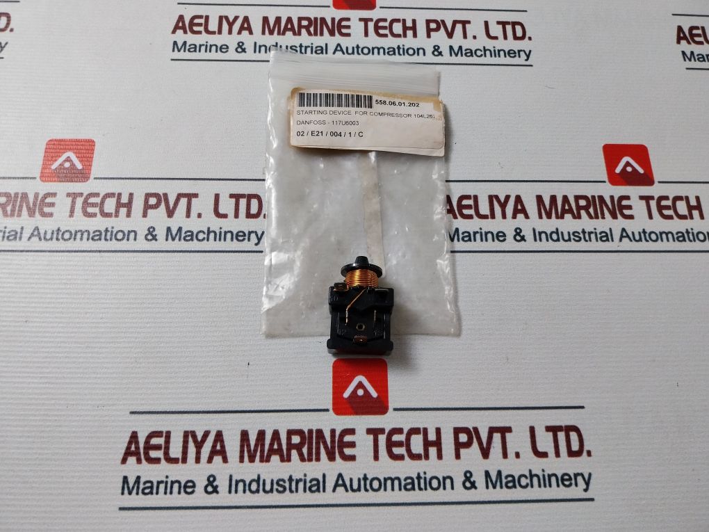Danfoss 117U6003 Starting Relay For Compressor 104L267
