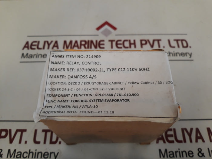 Danfoss Ci 12 Contactor 690V Ac