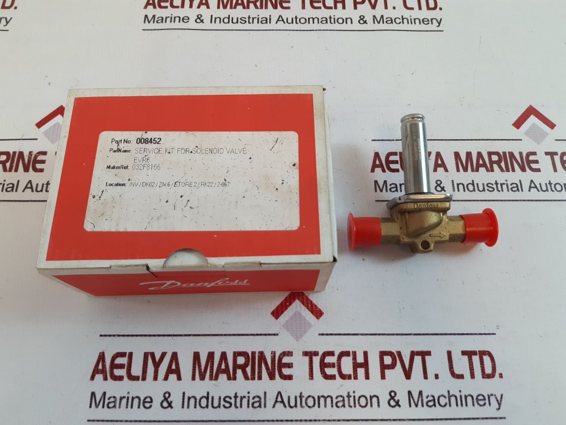 Danfoss Evr 6 Nc 032F8072 Solenoid Valve 008452