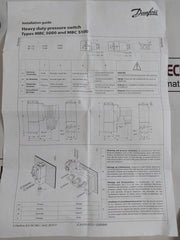 Danfoss Mbc 5100 Pressure Control Switch 1411-1Cb04