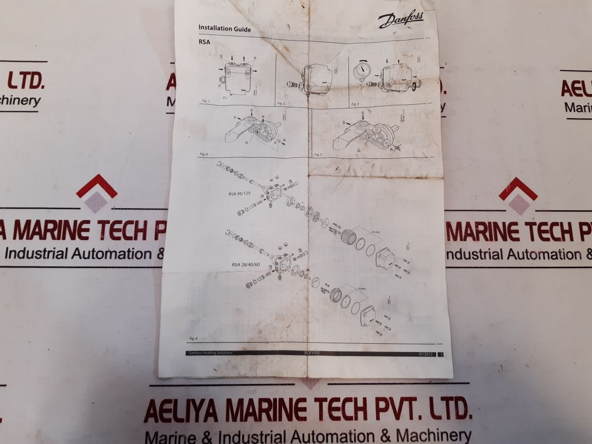 Danfoss Rsa 60 L Oil Pump 070L3350