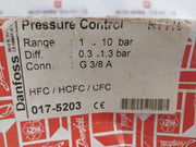 Danfoss Rt116 Pressure Control Switch 1-10 Bar