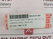 Danfoss Sgn Sight Glass Moisture Indicator Pb35Bar/80Â°C