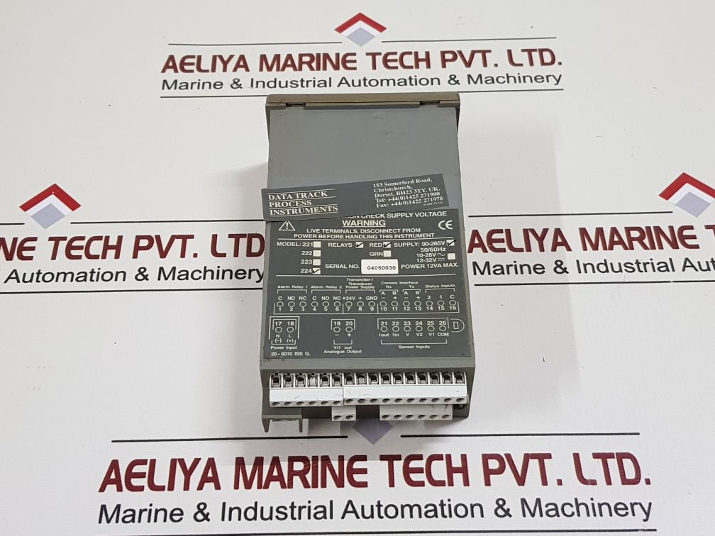 Data Track Process Instruments Tracker 200 Digital Panel Indicator Transmitter