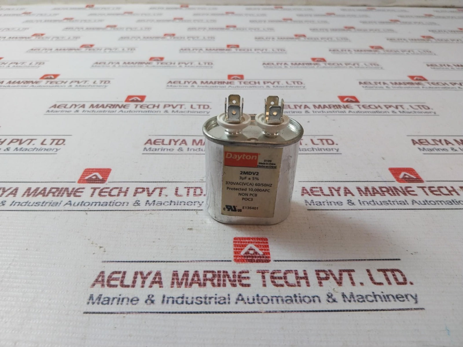 Dayton 2Mdv2 Run Capacitor 370Vac