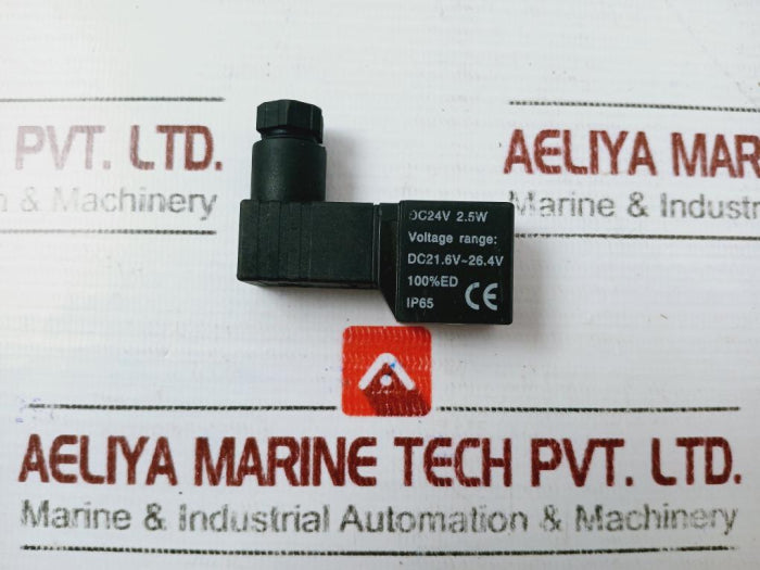 Dc24V 2.5W Solenoid Valve Coil Voltage Range 21.6V~26.4V Ip65 