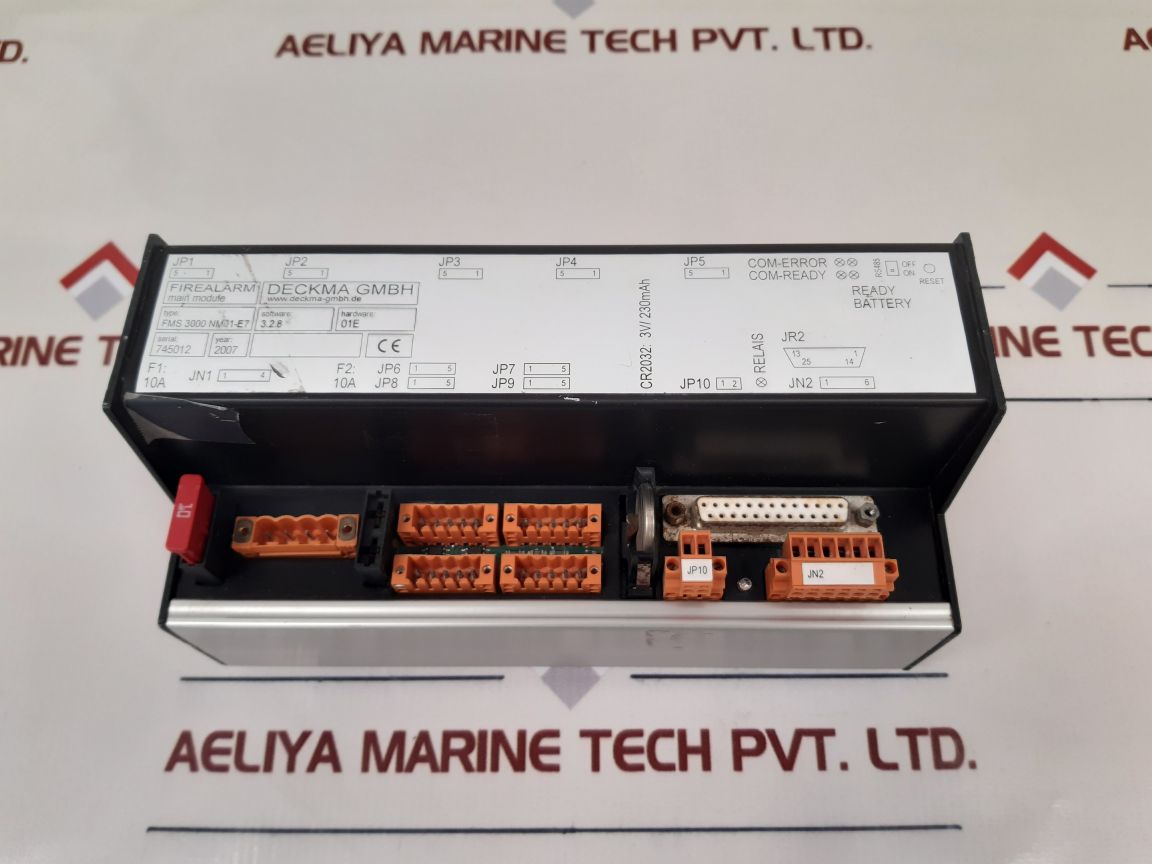 Deckma Fms 3000 Nm01-e7 Fire Alarm Main Module