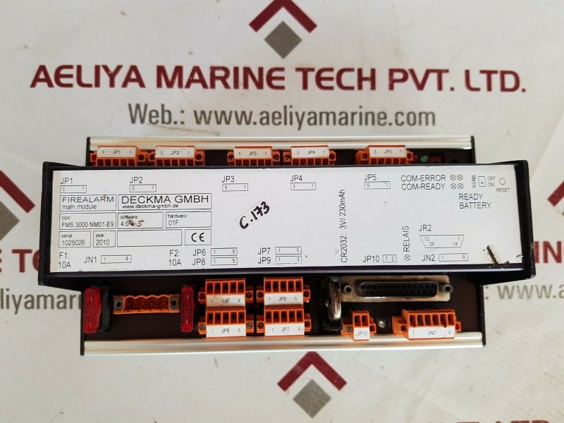 Deckma Fms 3000 Nm01-e9 Firealarm Main Module – Aeliya Marine