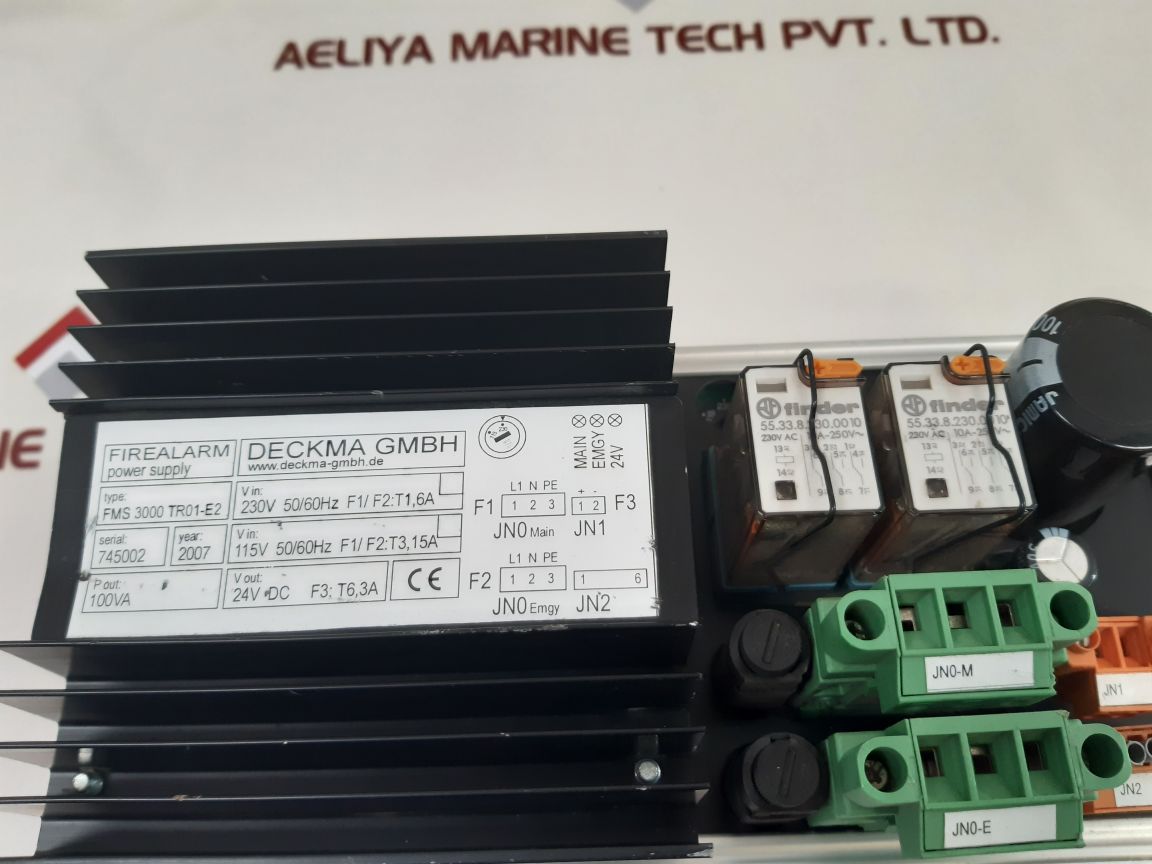 Deckma Fms 3000 Tr01-e2 Fire Alarm Power Supply