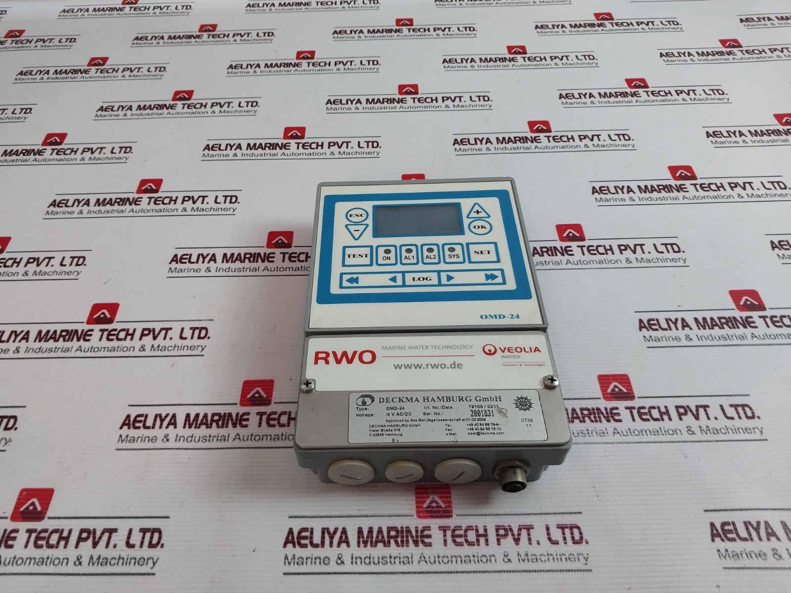 Deckma Hamburg Omd-24 Bilge Alarm Unit 24V Ac/Dc