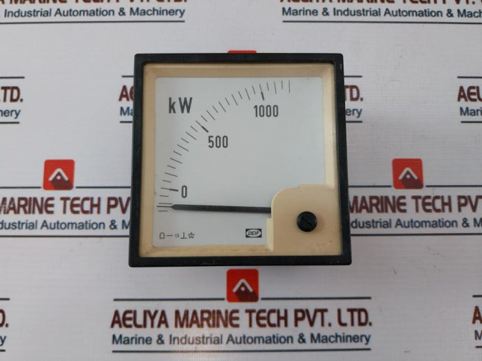 Deif 0-1000 Kw Analog Kilowatt Meter