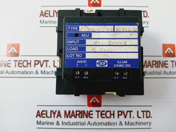 Deif 43293-26 Dlq96-pc-pw Propulsion Control Engine Rpm Indicator 24Vac/Dc