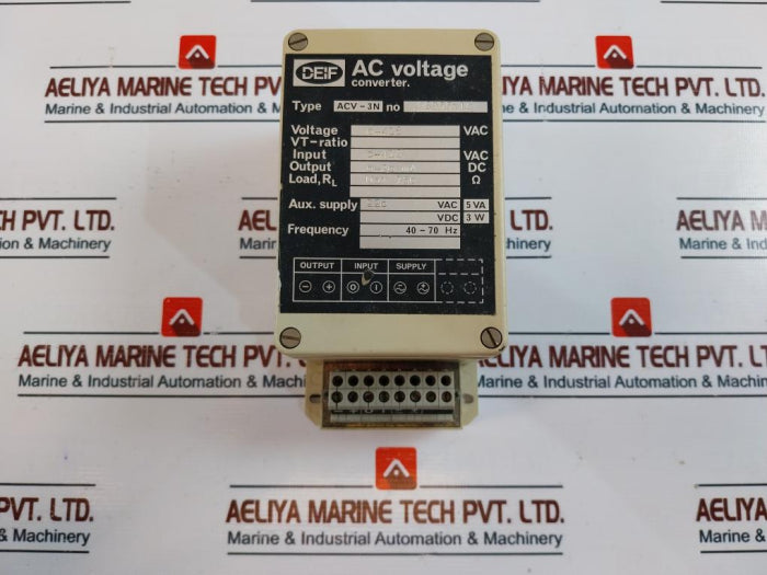 Deif Acv-3N Ac Voltage Converter 0-418 Vac 0-20 Ma Dc