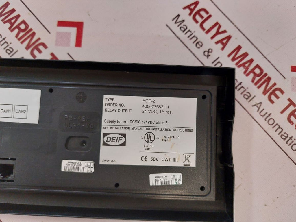 Deif Aop-2 Additional Operator Panel – Aeliya Marine