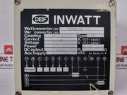 Deif N Inwatt Var Converter 250-0-2000 Kw 1.25-0-10V 380 Vac 913714 Pn-8