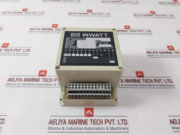 Deif N Inwatt Var Converter 30084.84-25 2Var 3000/5 A 380 V 0-1000 Kvar 1500 Ω
