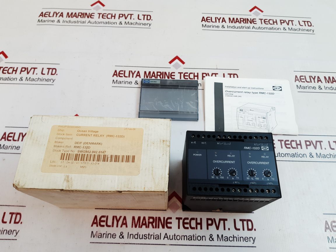 Deif Rmc-132D Overcurrent Relay 700002067.20