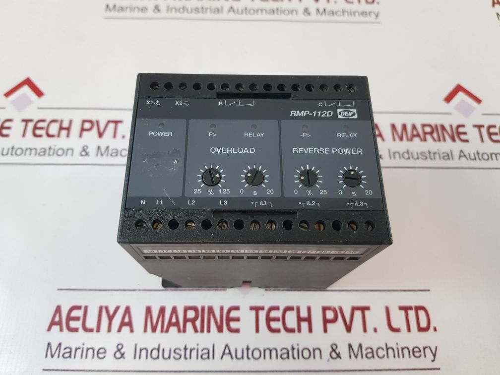 Deif Rmp-112D Power Relay 406630.110, 440V/3A