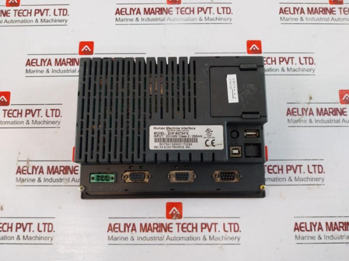 Delta Dop-b07S415 Hmi Touch Screen Panel Dc +24V Class 2/200 Ma (Not Working)