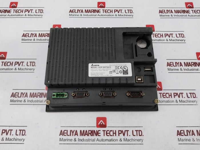 Delta Dop-b07S415 Hmi Touch Screen Panel Dc +24V Class 2/200Ma 4X (Not Working)