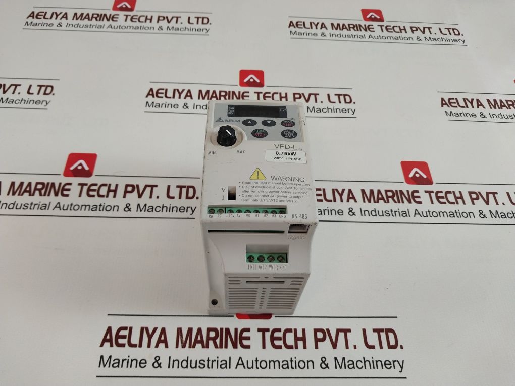 Delta Vfd007L21A Inverter Vfd-l Version: 01.50 0.75Kw 230V