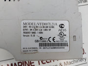 Delta Vfd007L21A Inverter Vfd-l Version: 01.50 0.75Kw 230V