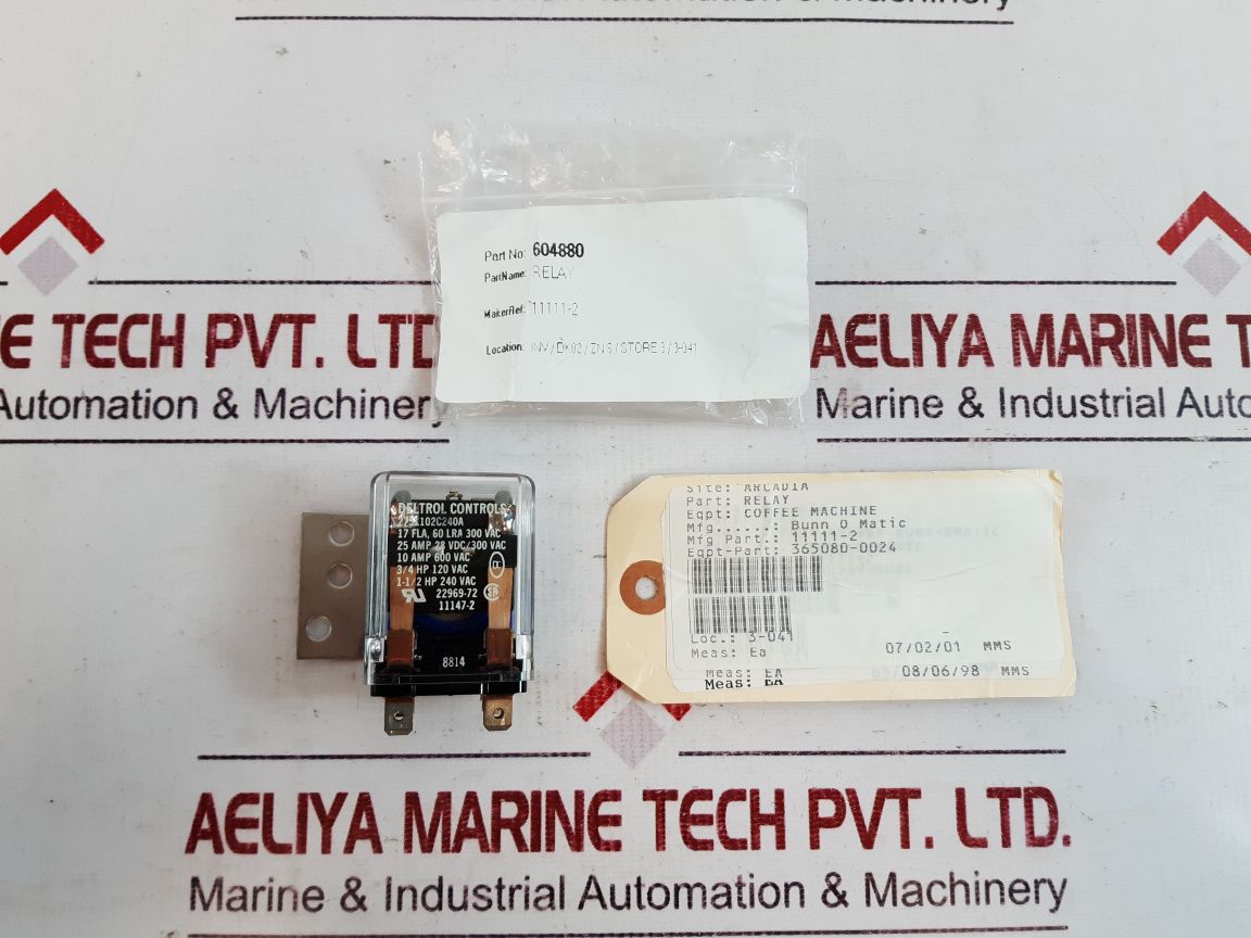 Deltrol Controls 22969-72 Relay